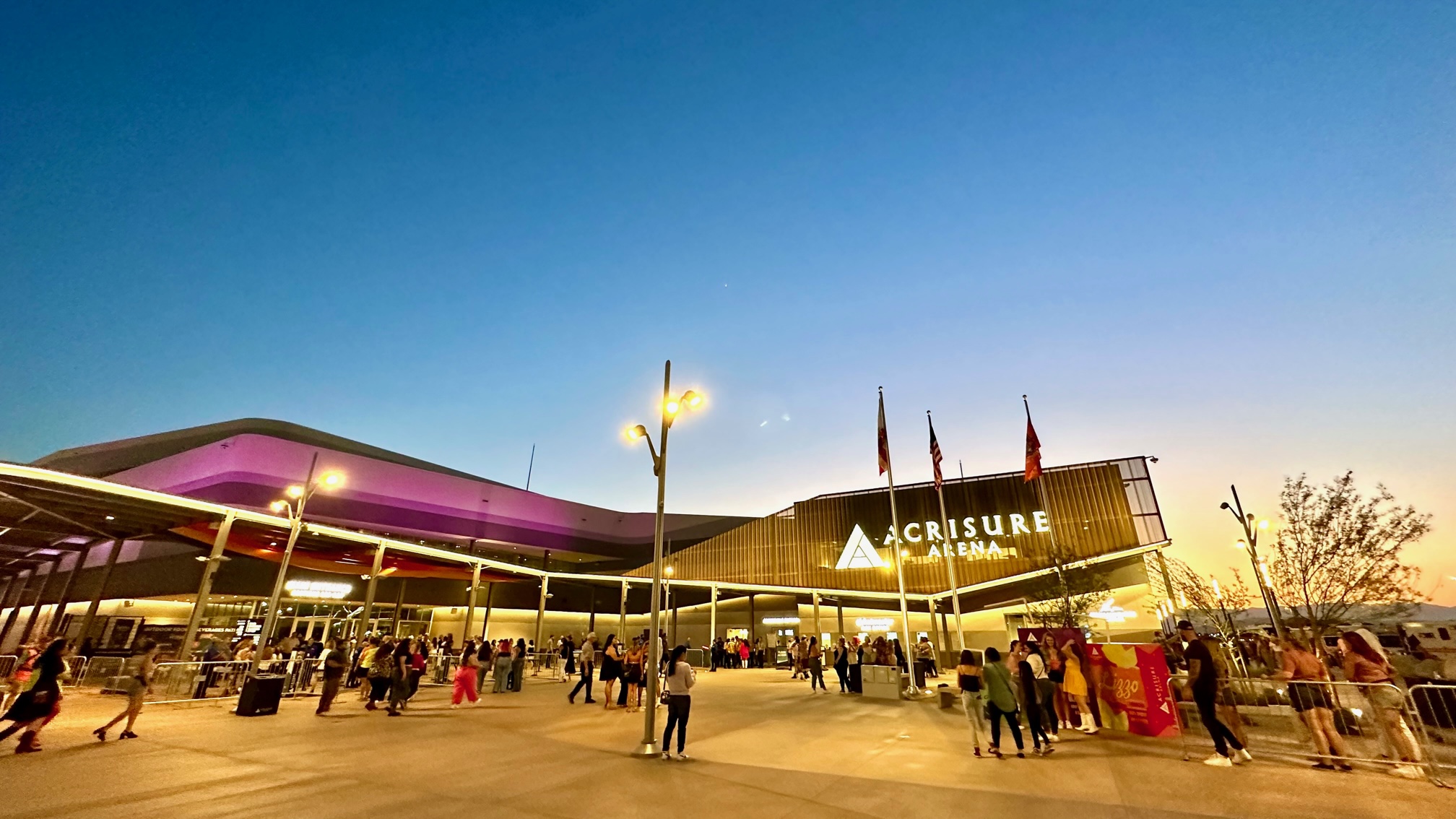 Entrance to Acrisure Arena Palm Springs